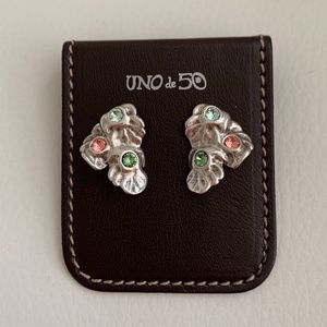 NWT! UNO de 50 Earrings "Silvestre" "Wild Bush" PEN0578.